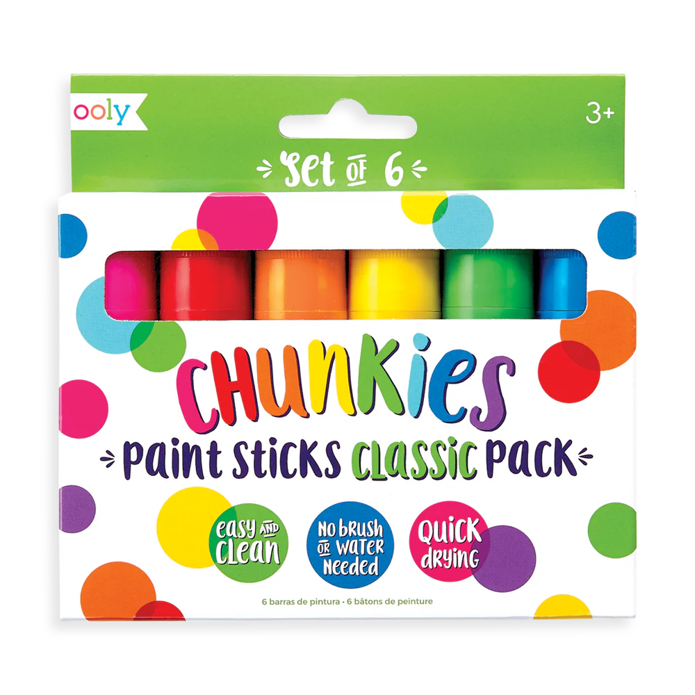 Chunkies Classic Paint Sticks: Set of 6