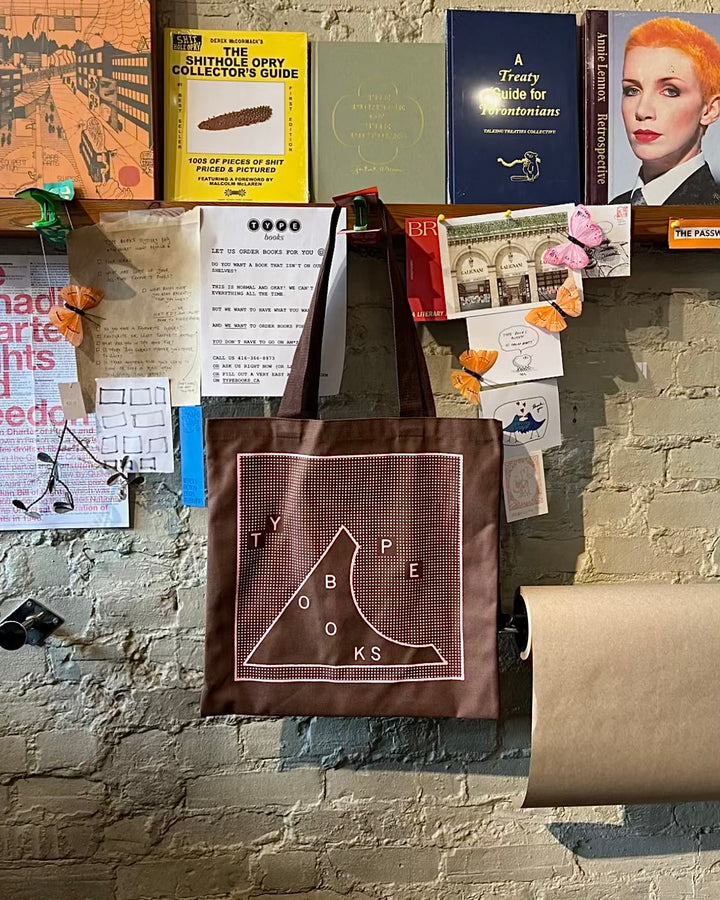 TYPE x Micah Lexier 20th Anniversary Tote (Brown)