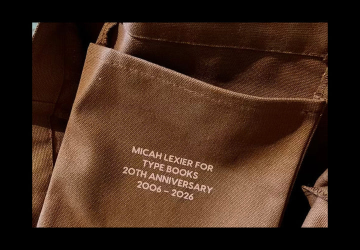 TYPE x Micah Lexier 20th Anniversary Tote (Brown)