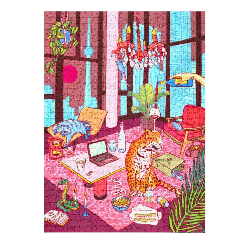 Just a girl in Toronto | 1000-piece Puzzle for Adults | Artwork by Jules Monson