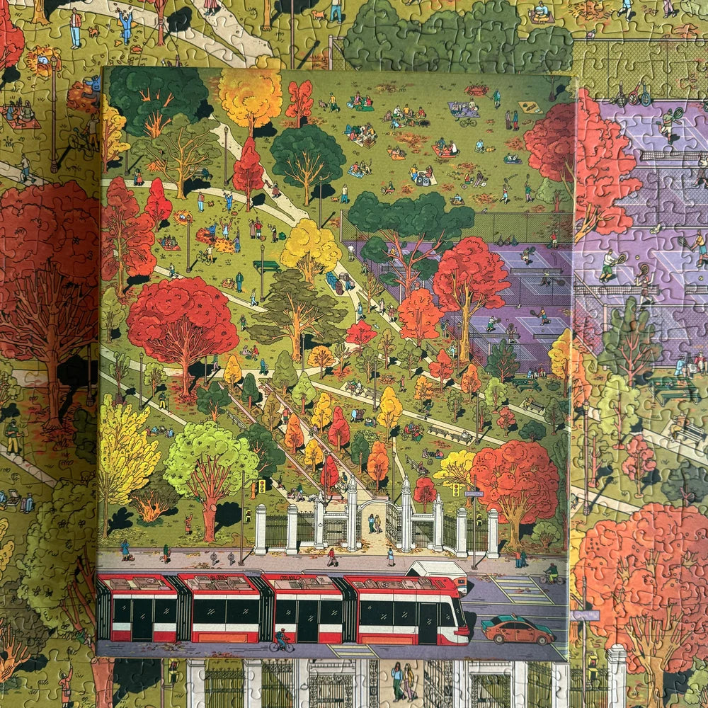 Trinity Bellwoods - Fall Edition | 1,000-Piece Puzzle | Artwork by Kathleen Fu