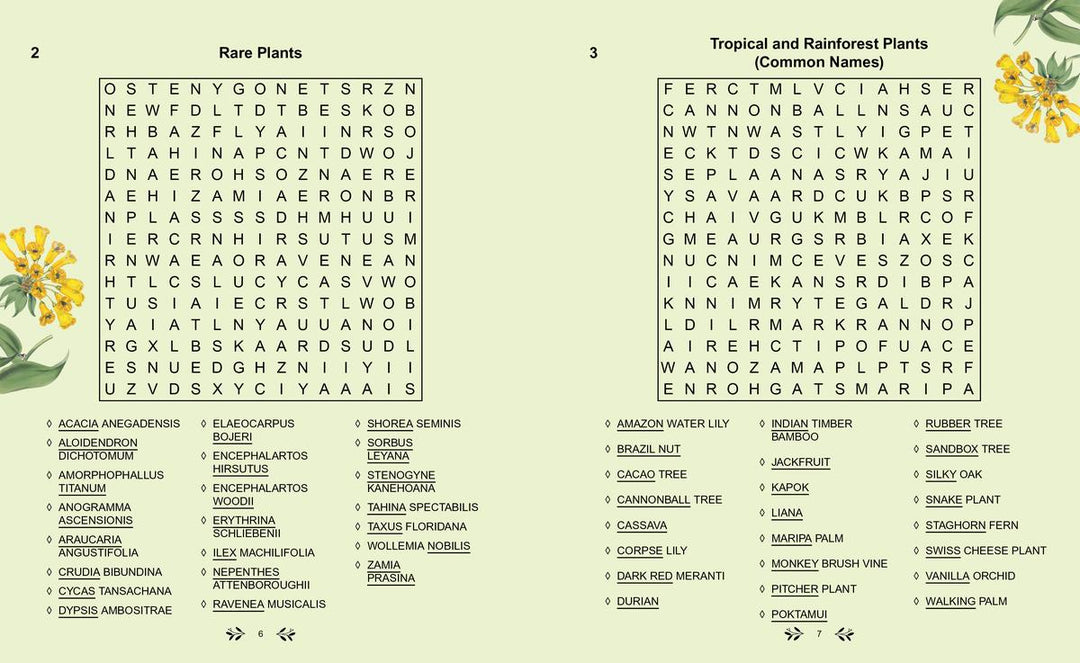 The Royal Botanic Gardens, Kew Wordsearch