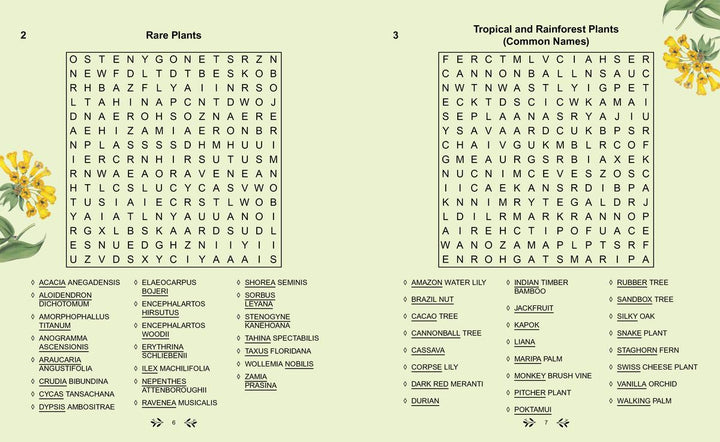 The Royal Botanic Gardens, Kew Wordsearch