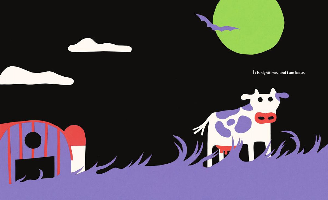 The Cow in the Dark at Night