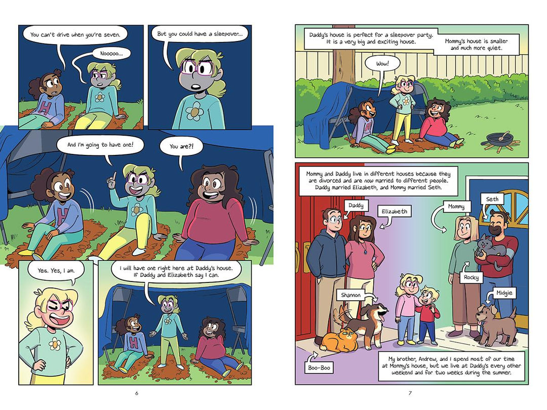 Karen's Sleepover: A Graphic Novel (Baby-Sitters Little Sister #8)