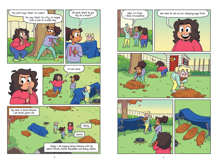 Karen's Sleepover: A Graphic Novel (Baby-Sitters Little Sister #8)