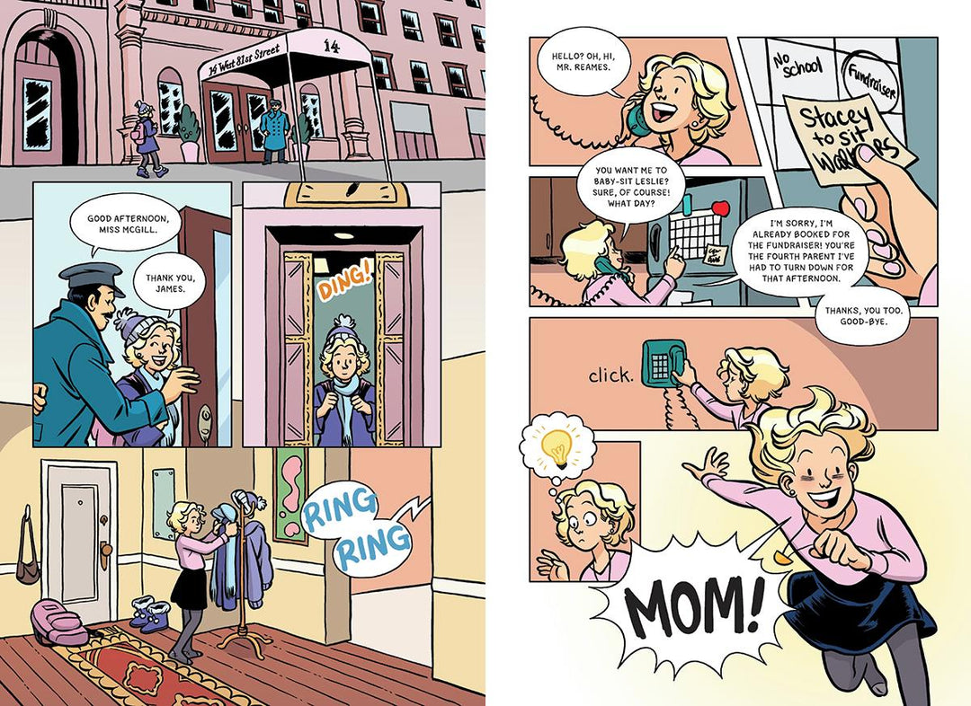 Stacey's Mistake: A Graphic Novel (The Baby-Sitters Club #14)