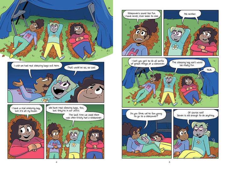 Karen's Sleepover: A Graphic Novel (Baby-Sitters Little Sister #8)